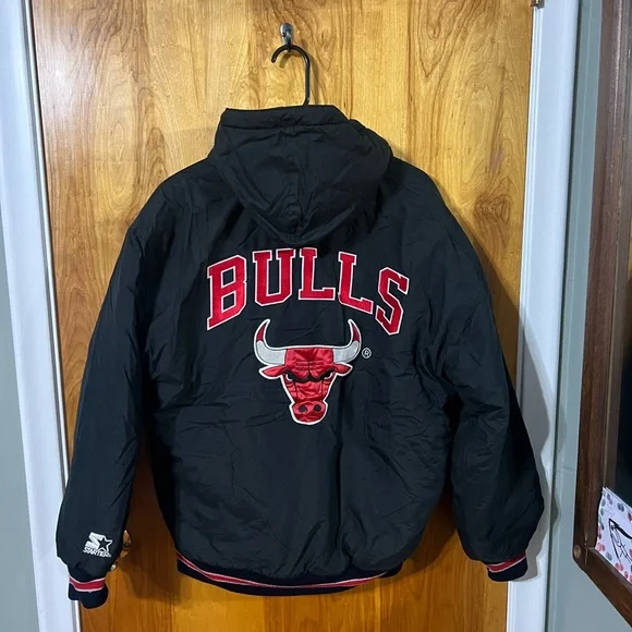 Bulls Starter Jacket 90’s - Picture 2 of 6